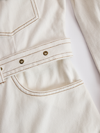 Vestido Corto de Jean Retro de Alta Gama para Mujeres con Flecos, Con Cinturón y Corte Relajado para Fiesta Casual de Vaquera