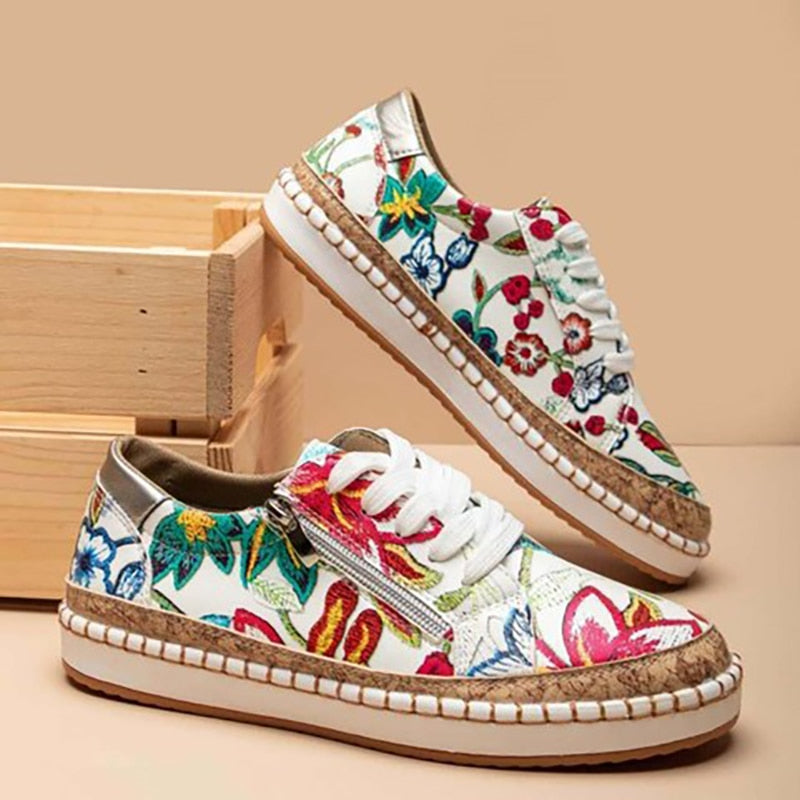 Zapatillas de Espadrille Ortopédicas para Mujer con Estampado Floral – Marley