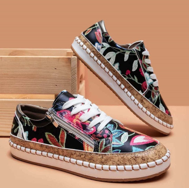 Zapatillas de Espadrille Ortopédicas para Mujer con Estampado Floral – Marley