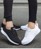 Zapatillas de Malla Transpirables Ergonomicas Ligeras para Mujeres, Calzado Casual para Caminar y Correr, Comodidad para el Día a Día