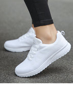 Zapatillas de Malla Transpirables Ergonomicas Ligeras para Mujeres, Calzado Casual para Caminar y Correr, Comodidad para el Día a Día