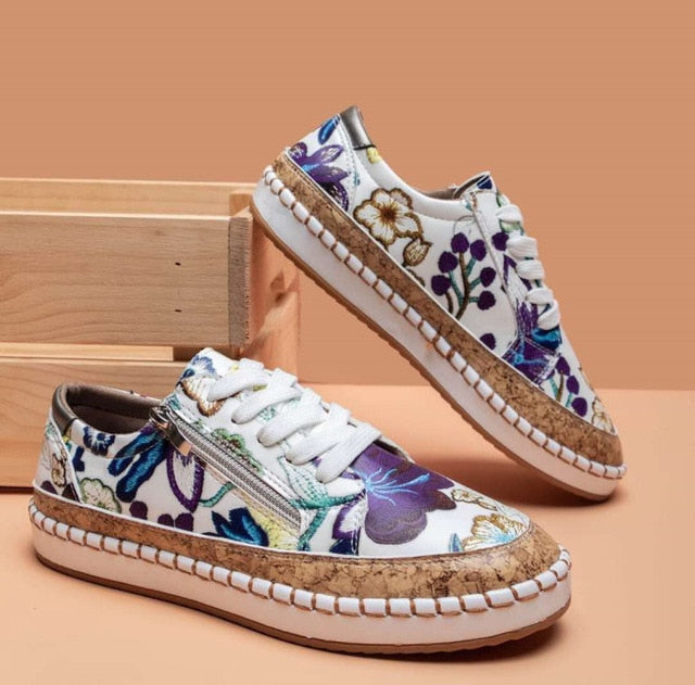 Zapatillas de Espadrille Ortopédicas para Mujer con Estampado Floral – Marley