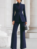 Conjunto de Saco y Pantalón Elegante para Mujer Ajustado – Sharie