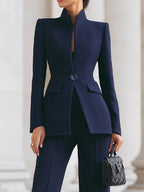 Conjunto de Saco y Pantalón Elegante para Mujer Ajustado – Sharie