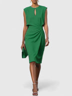 Vestido Mini Formal para Mujeres Sofisticado Elegante Envoltura Corte Halagador Versátil – Lisandrah