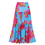 Traje de Baño de Una Pieza Con Corte láser En Forma De Flor y Falda Cubriente, Escote En V, Elegante, Para la Playa, Perano – Azul marino