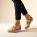Sandalias de Plataforma Ortopédicas de Espadrilles para Mujeres, Ajuste Cómodo, Suela Elevada, Casual, Verano, Vacaciones – Hannah