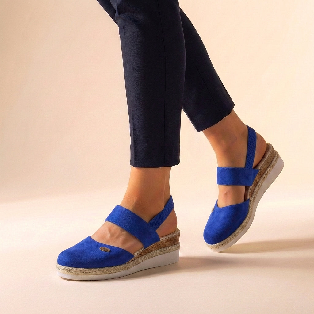 Sandalias de Plataforma Ortopédicas de Espadrilles para Mujeres, Ajuste Cómodo, Suela Elevada, Casual, Verano, Vacaciones – Hannah