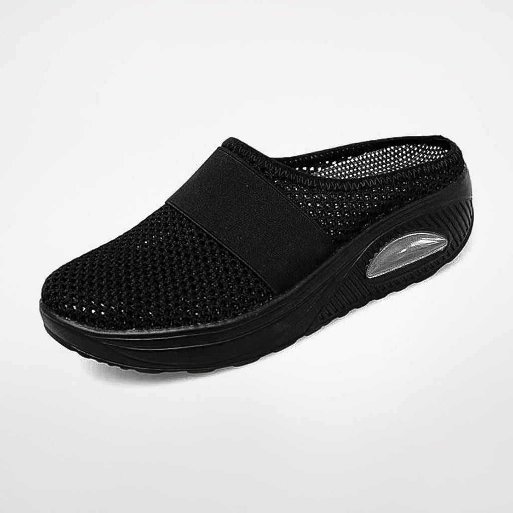 Zapatillas Antideslizantes Ergonómicas Ortopédicas para Mujer con Suela de Aire Acolchada, Cómodas y Casual