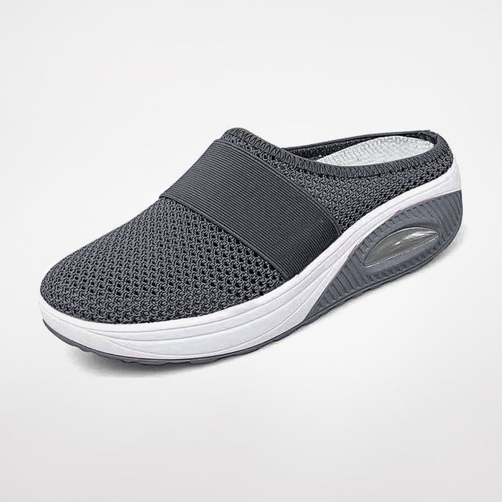 Zapatillas Antideslizantes Ergonómicas Ortopédicas para Mujer con Suela de Aire Acolchada, Cómodas y Casual