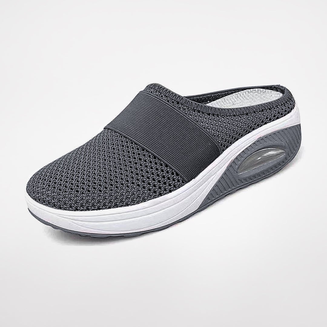 Zapatillas Antideslizantes Ergonómicas Ortopédicas para Mujer con Suela de Aire Acolchada, Cómodas y Casual
