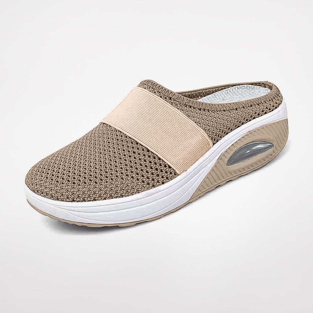 Zapatillas Antideslizantes Ergonómicas Ortopédicas para Mujer con Suela de Aire Acolchada, Cómodas y Casual
