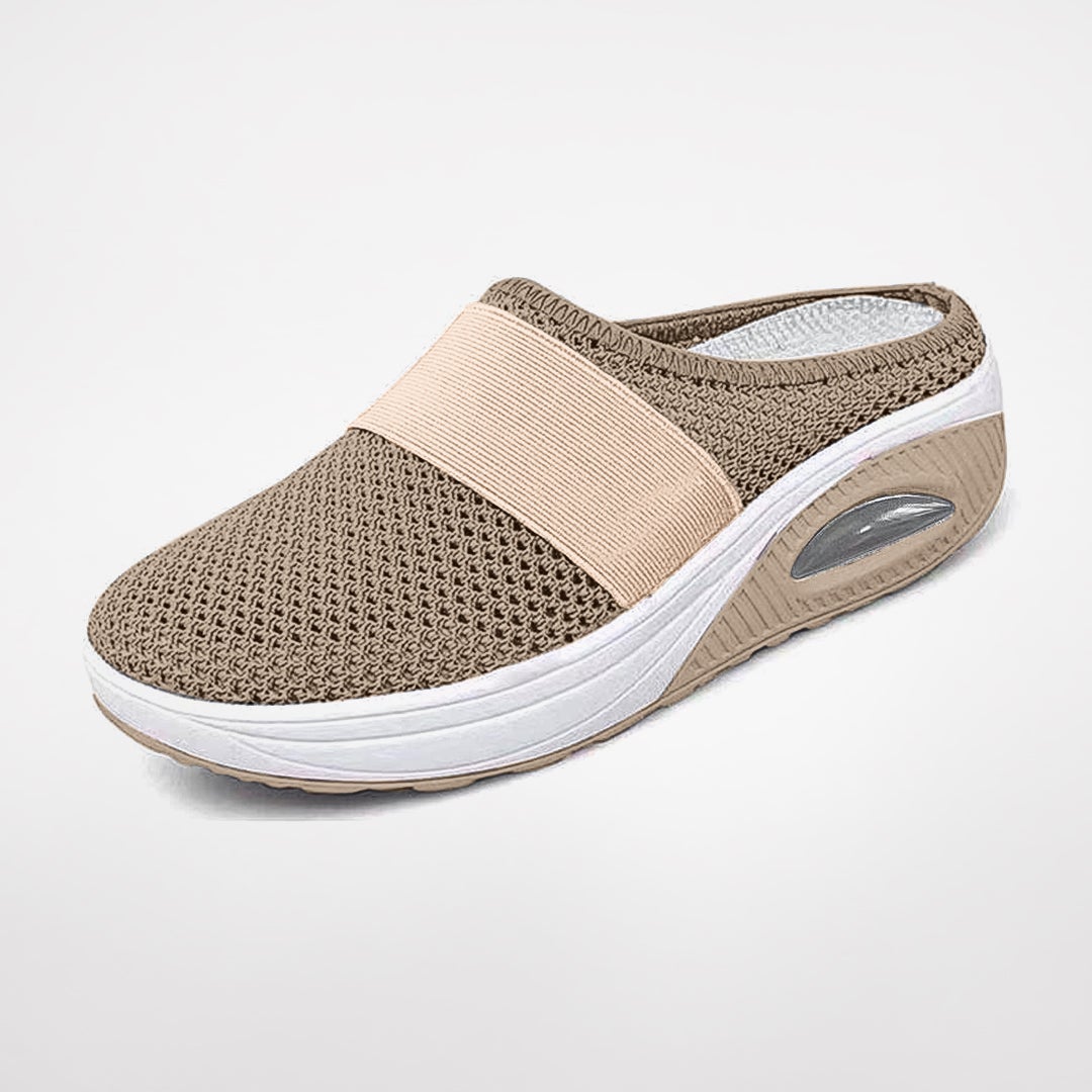 Zapatillas Antideslizantes Ergonómicas Ortopédicas para Mujer con Suela de Aire Acolchada, Cómodas y Casual