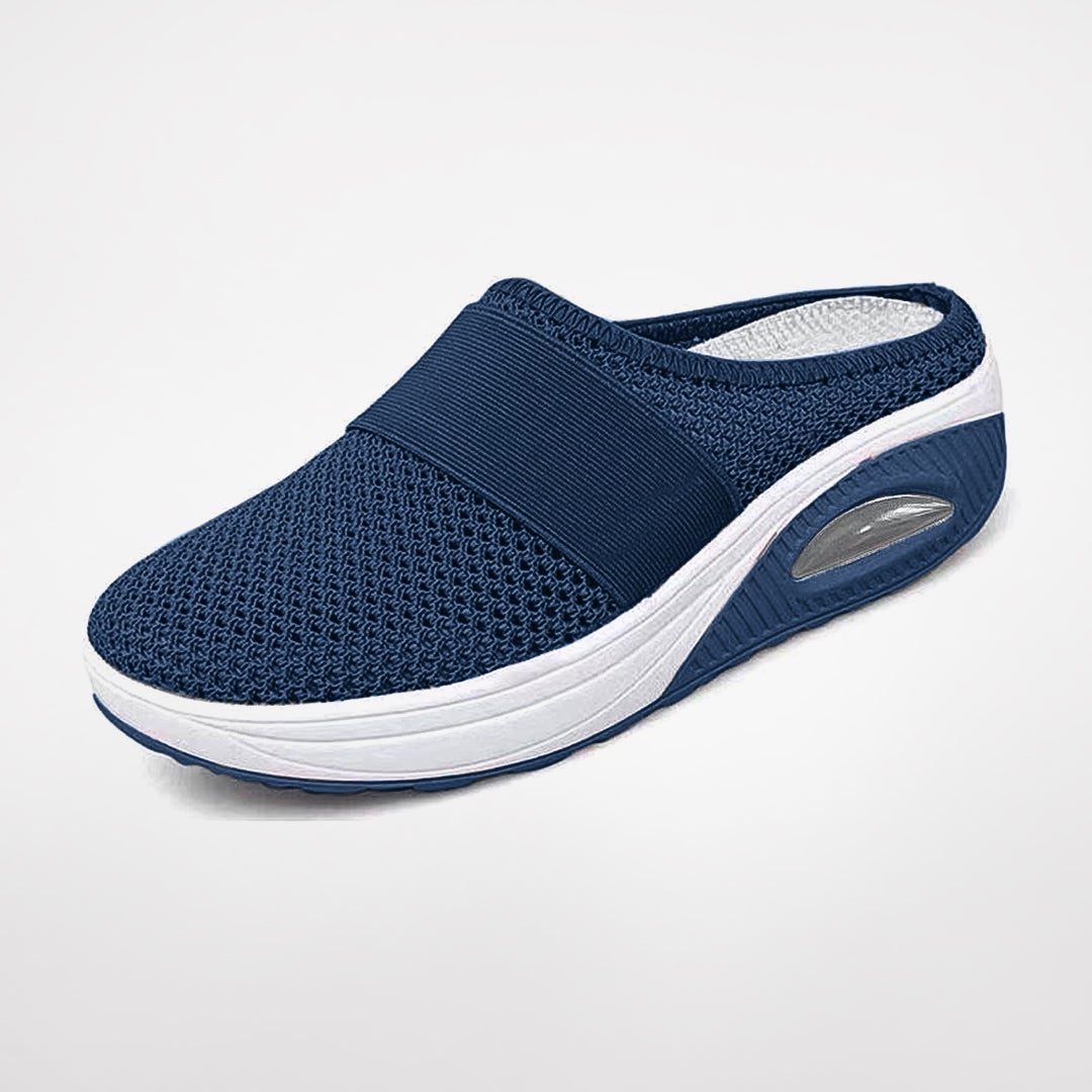 Zapatillas Antideslizantes Ergonómicas Ortopédicas para Mujer con Suela de Aire Acolchada, Cómodas y Casual