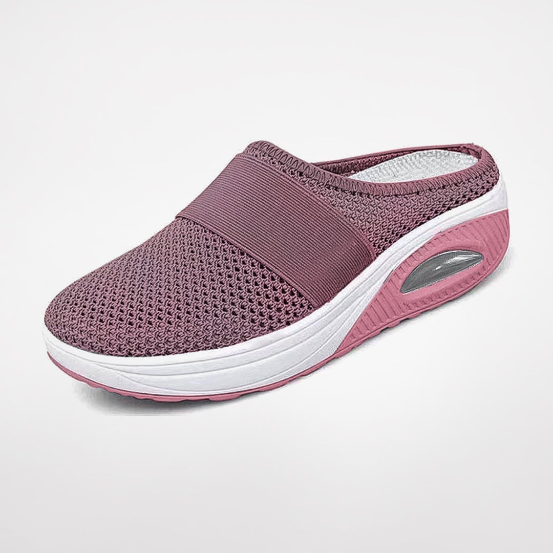 Zapatillas Antideslizantes Ergonómicas Ortopédicas para Mujer con Suela de Aire Acolchada, Cómodas y Casual