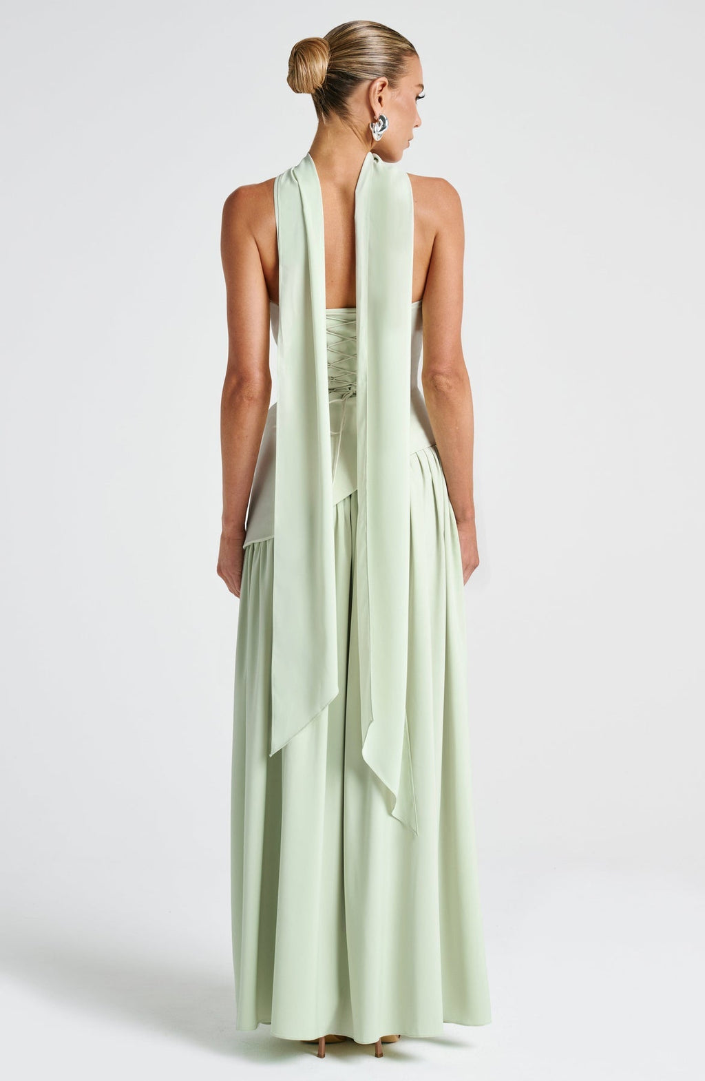 Vestido Maxi Elegante Sin Mangas para Mujer con Ajuste y Abertura Formal para Fiestas de Bodas – Mya