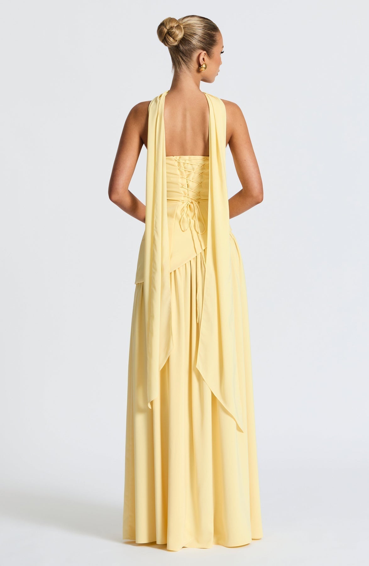 Vestido Maxi Elegante Sin Mangas para Mujer con Ajuste y Abertura Formal para Fiestas de Bodas – Mya