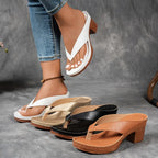 Zapatillas de Tacón para Mujeres con Punta Abierta y Correa en el Tobillo, con Soporte Acolchado, Casual y Elegante – Marilyn