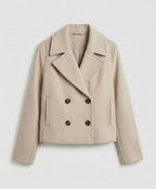 Chaqueta Corto Doble Botonadura para Mujer con Solapa y Botones – Heidi