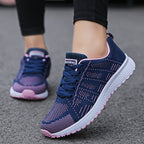 Zapatillas de Malla Transpirables Ergonomicas Ligeras para Mujeres, Calzado Casual para Caminar y Correr, Comodidad para el Día a Día