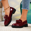 Mocasines de Plataforma para Mujeres, Suela Elevada, Acolchados, Chic y Casual para el Trabajo, Uso Diario – Fiona