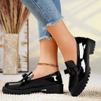 Mocasines de Plataforma para Mujeres, Suela Elevada, Acolchados, Chic y Casual para el Trabajo, Uso Diario – Fiona
