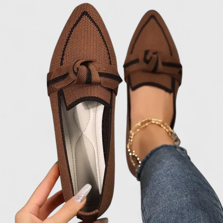 Mocasines de Punta Afilada para Mujeres con Soporte Ortopédico para el Arco – Maricela