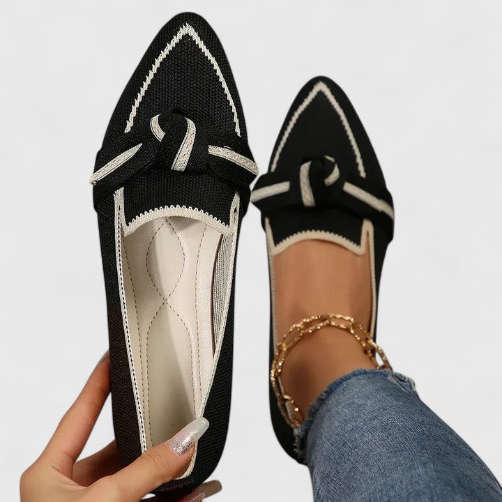 Mocasines de Punta Afilada para Mujeres con Soporte Ortopédico para el Arco – Maricela