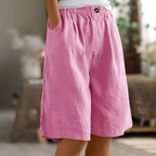 Shorts de Confort para Mujeres, Corte Relajado, Transpirables, Ligeros, Casual, para el Día a Día en Climas Cálidos – Renee
