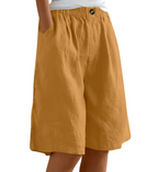 Shorts de Confort para Mujeres, Corte Relajado, Transpirables, Ligeros, Casual, para el Día a Día en Climas Cálidos – Renee