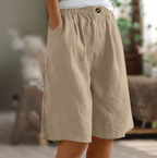 Shorts de Confort para Mujeres, Corte Relajado, Transpirables, Ligeros, Casual, para el Día a Día en Climas Cálidos – Renee