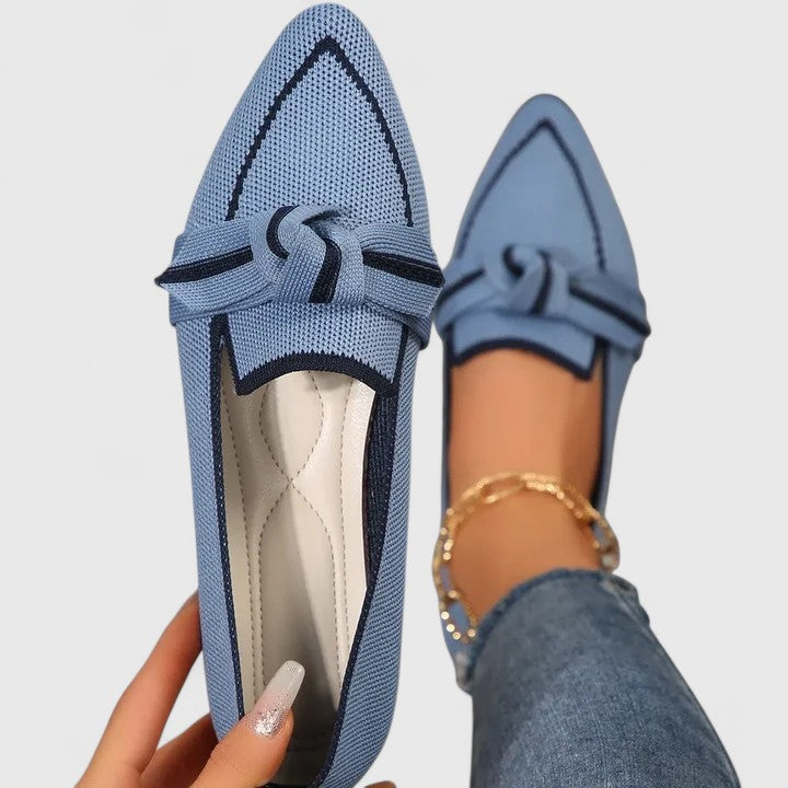 Mocasines de Punta Afilada para Mujeres con Soporte Ortopédico para el Arco – Maricela