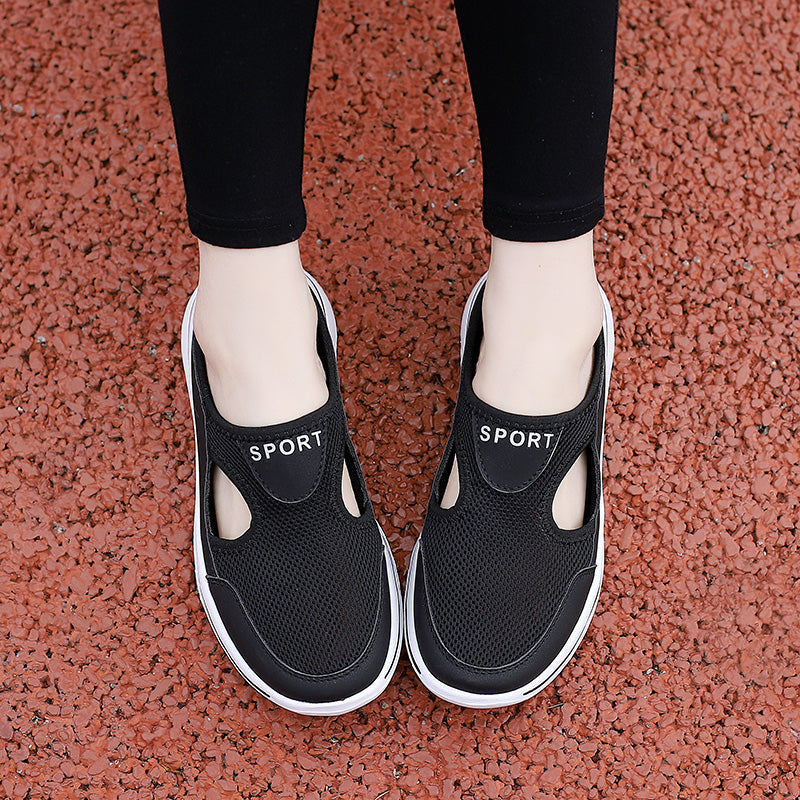 Zapatillas de Malla Ortopédicas para Mujeres con Suela Acolchada, Transpirables, Slip-On, Casual, Comodidad para Caminar en Verano