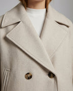 Chaqueta Corto Doble Botonadura para Mujer con Solapa y Botones – Heidi