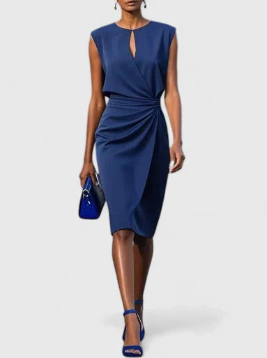 Vestido Mini Formal para Mujeres Sofisticado Elegante Envoltura Corte Halagador Versátil – Lisandrah