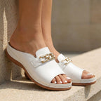 Sandalias Ortésicas de Mujer con Detalle de Hebilla y Tacón Bloque Casual Verano – Kylie