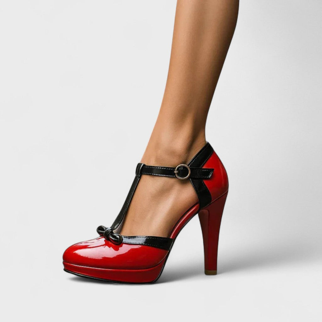 Tacones para Mujeres con Plantilla Acolchada Tacón Sólido Postura Natural Moderna Elegante – Oriah