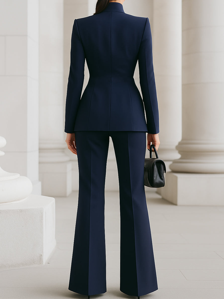Conjunto de Saco y Pantalón Elegante para Mujer Ajustado – Sharie