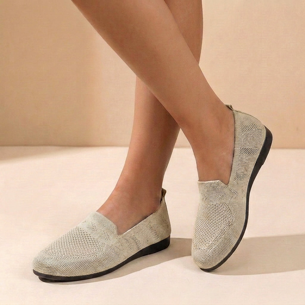 Zapatos Slip-On Ligeros para Mujeres, Tejido Transpirable, Zapatos Casual para el Confort Diario – Stella