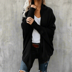 Cárdigan de Punto de Batwing Oversized para Mujer, Abierto por Delante, Estilo Boho, Casual, de Uso Diario – Multicolor