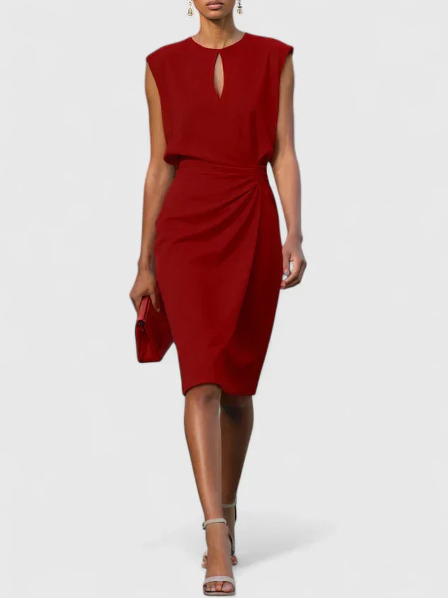 Vestido Mini Formal para Mujeres Sofisticado Elegante Envoltura Corte Halagador Versátil – Lisandrah