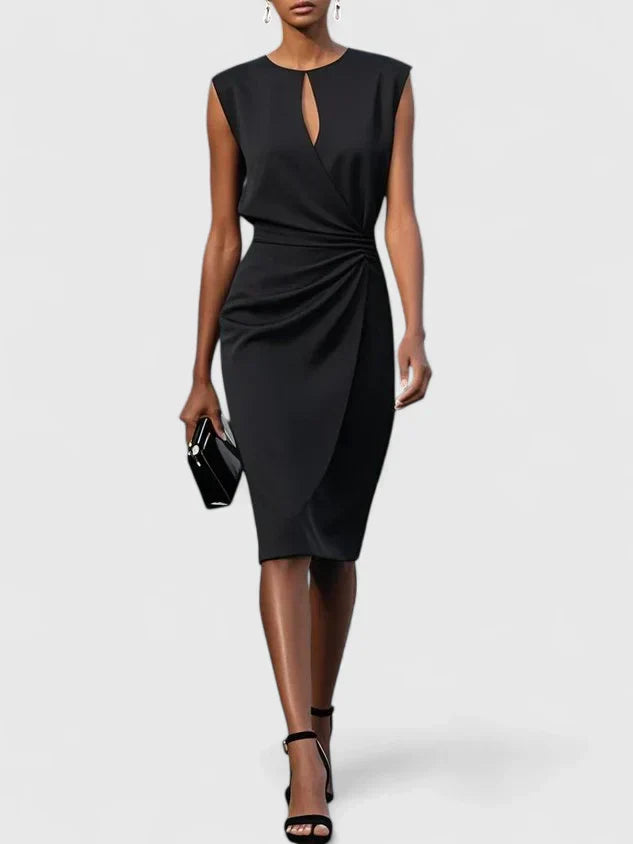 Vestido Mini Formal para Mujeres Sofisticado Elegante Envoltura Corte Halagador Versátil – Lisandrah