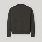 Suéter de Punto Oversized con Logo de Corazón Ace para Mujeres - Casual, Cómodo, Streetwear, Smart Casual, Regalo – Anely Crema Negro Verde