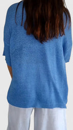 Camiseta de Manga Larga V-Cuello Cómoda para Mujeres, Atractiva, Resistente a las Arrugas y Versátil – Sonylah
