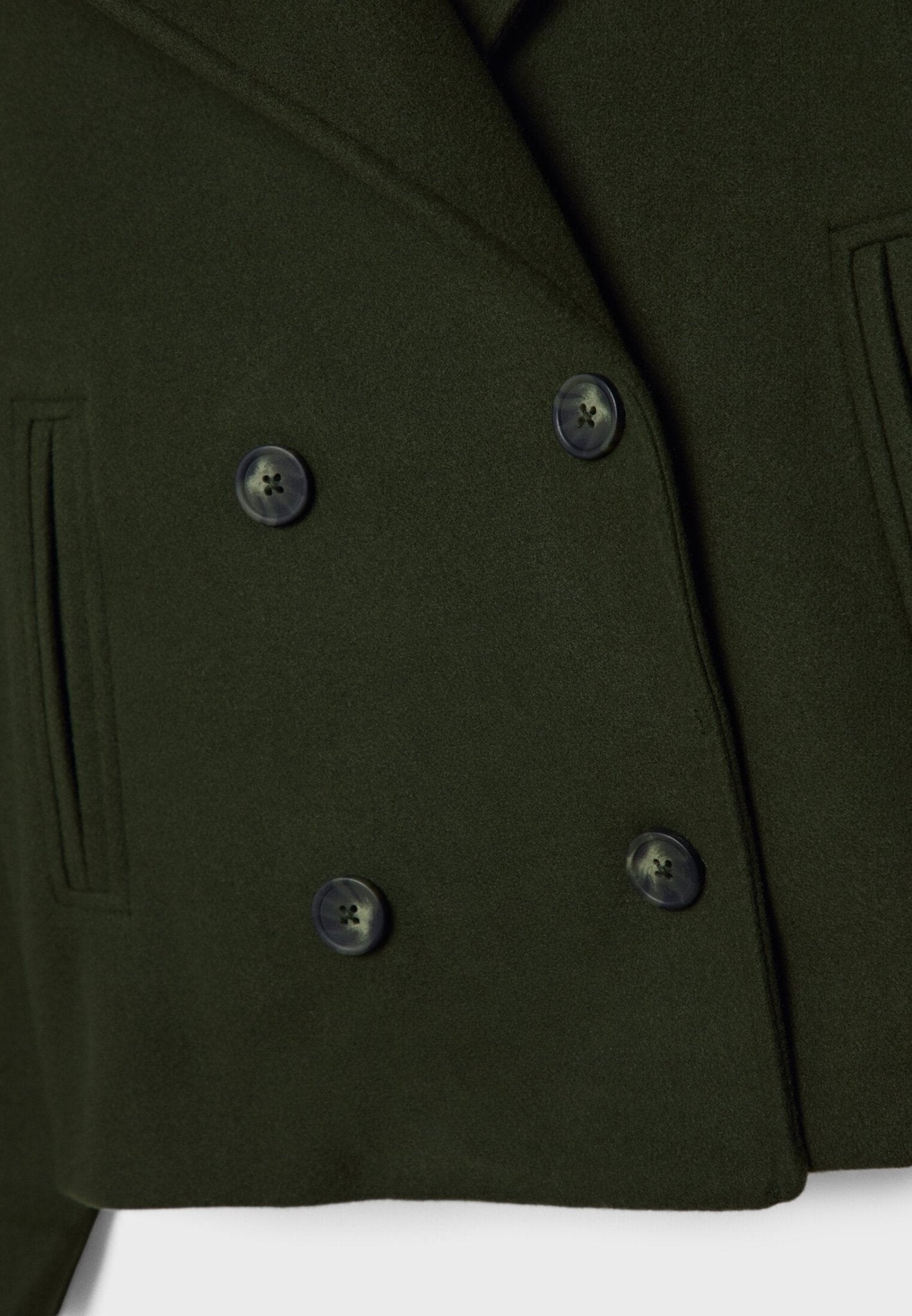 Chaqueta Corto Doble Botonadura para Mujer con Solapa y Botones – Heidi