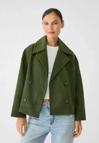 Chaqueta Corto Doble Botonadura para Mujer con Solapa y Botones – Heidi