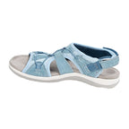 Sandalias Ortopédicas para Mujeres con Correa Ajustable y Punta Abierta, Suela Acolchada, Cómodas para Caminar en Verano