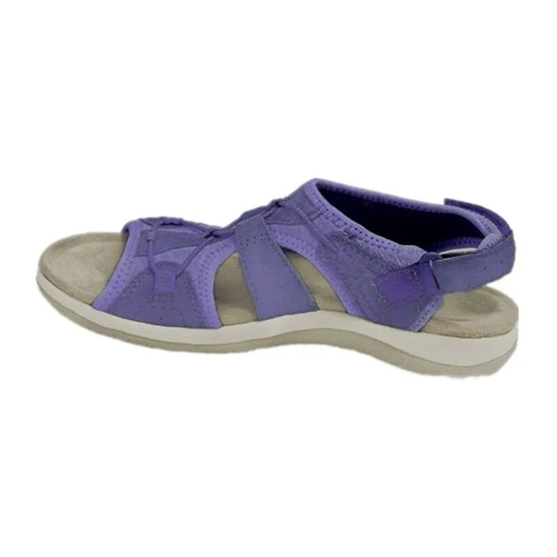 Sandalias Ortopédicas para Mujeres con Correa Ajustable y Punta Abierta, Suela Acolchada, Cómodas para Caminar en Verano