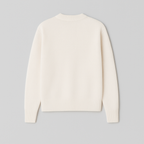 Suéter de Punto Oversized con Logo de Corazón Ace para Mujeres - Casual, Cómodo, Streetwear, Smart Casual, Regalo – Anely Crema Negro Verde